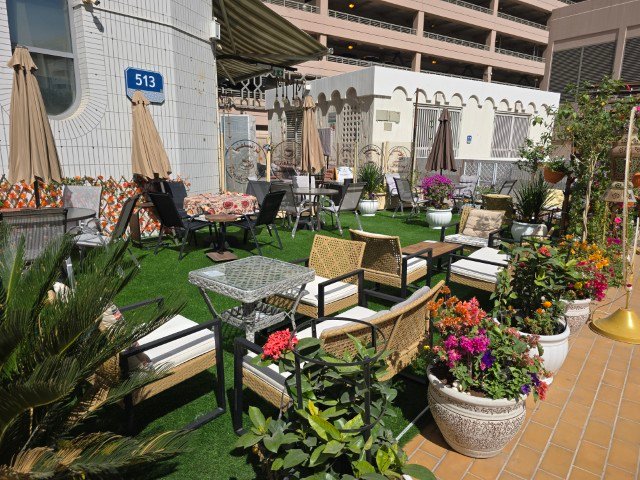 Transilvania Cafe interior - European cafe in Abu Dhabi